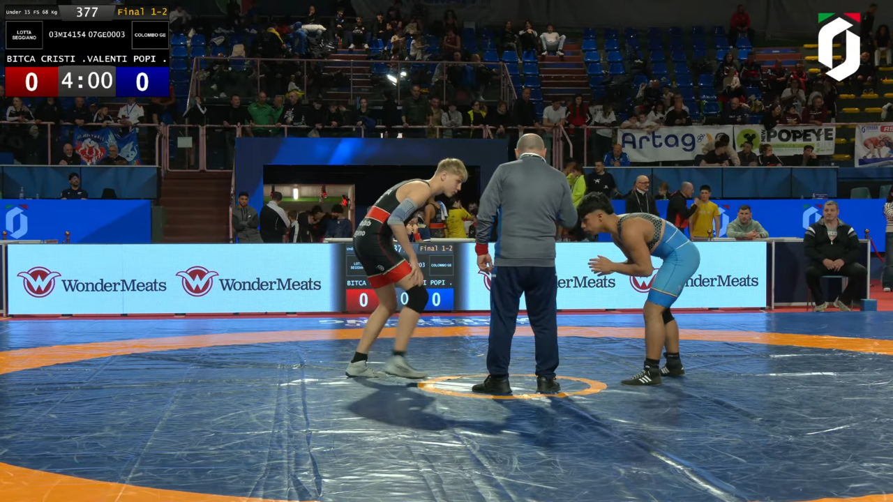 Cristian Bitca è il nuovo campione italiano di lotta olimpica giovanile