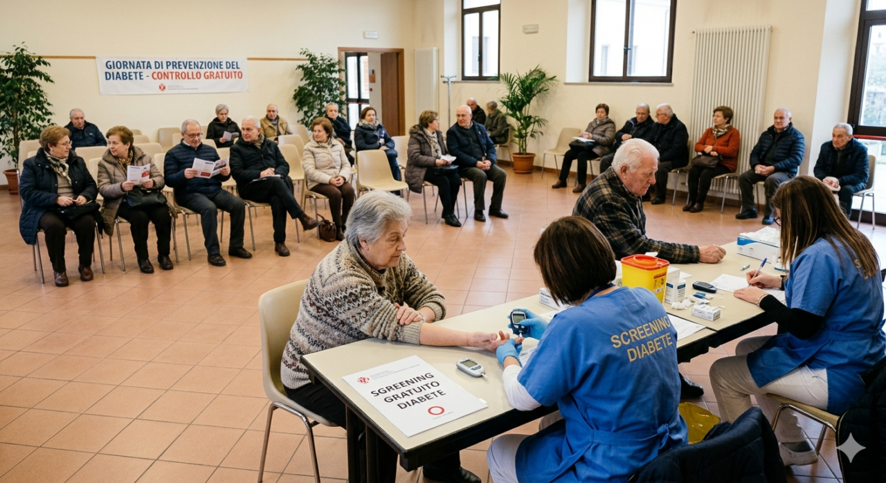 Screening glicemico gratuito a Cernusco sul Naviglio mercoledì prossimo