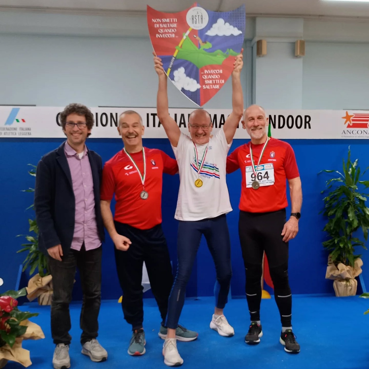 Un campione senza età: Renzo Gaspardi porta onore al Gsa Brugherio