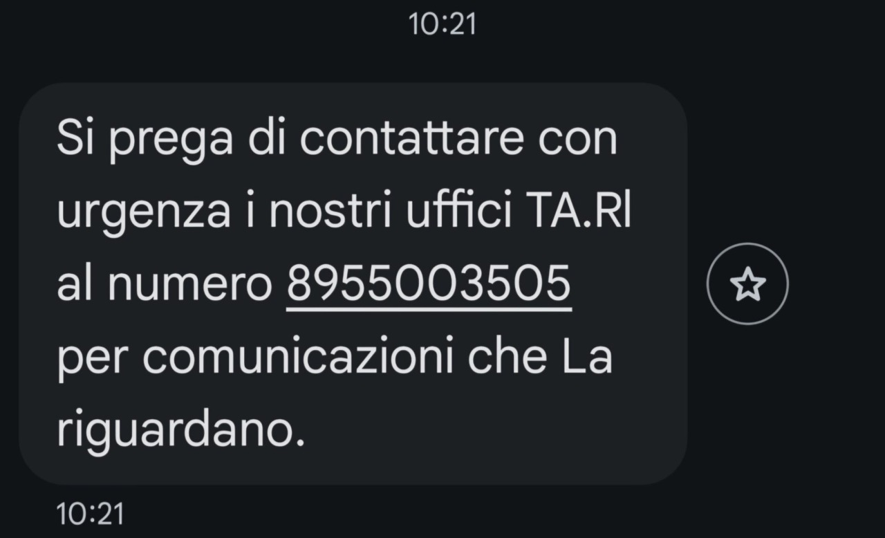 Allerta a Cassina per la truffa della Tari