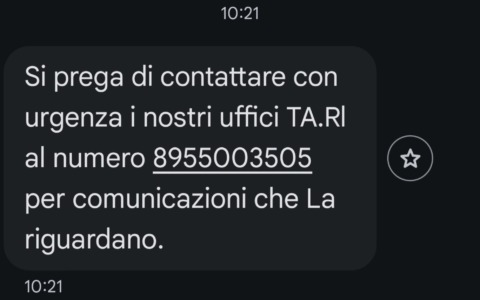 Allerta a Cassina per la truffa della Tari