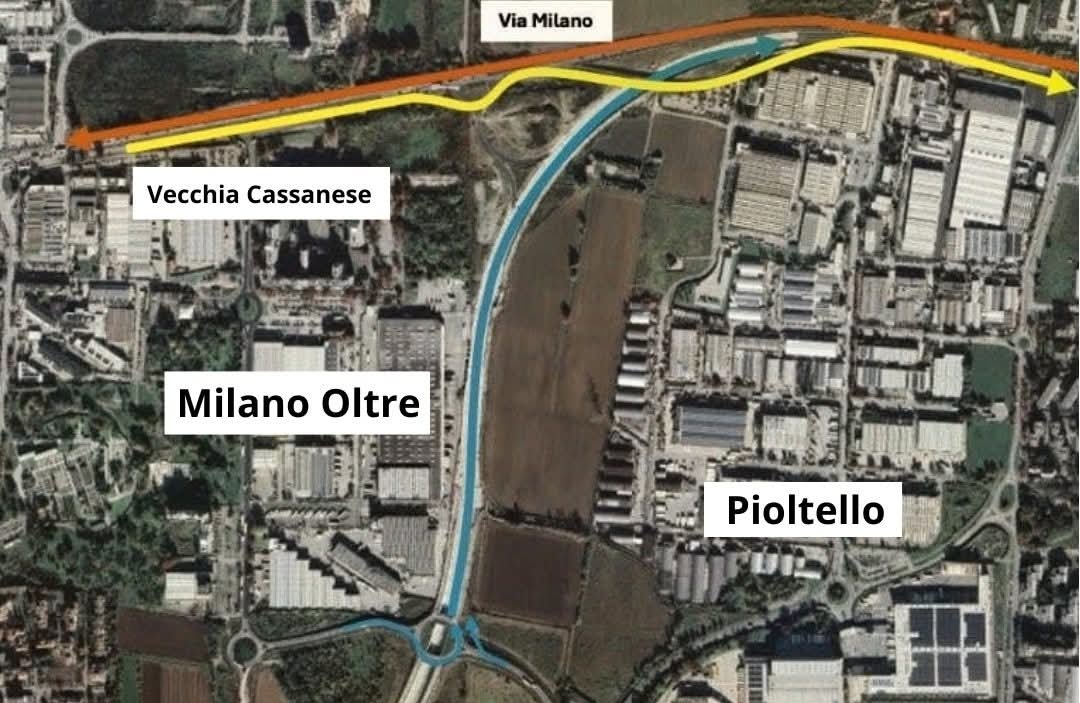 Apertura della Cassanese Bis: tratto verso Melzo disponibile