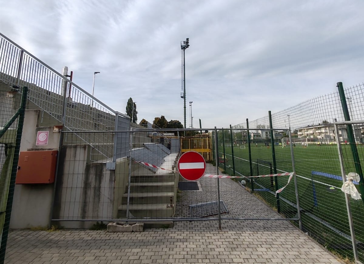 FC Cernusco in difficoltà per lavori improvvisi sulle tribune