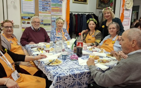 Il centro anziani registra il tutto esaurito per la festa di Primavera