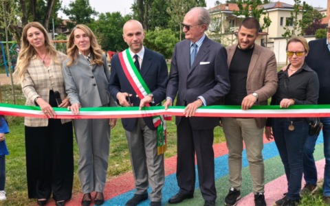 Inaugurato il parco inclusivo dedicato a Santa Gianna Beretta Molla a Brugherio