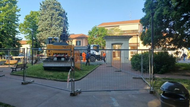 Interventi nel parco: inaugurato un pozzo perdente per evitare allagamenti