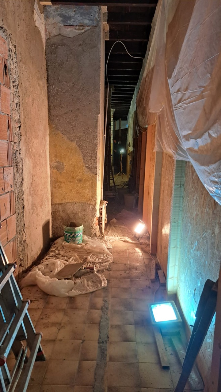 Ritrovamento di un affresco del 1300 durante il restauro del Santuario