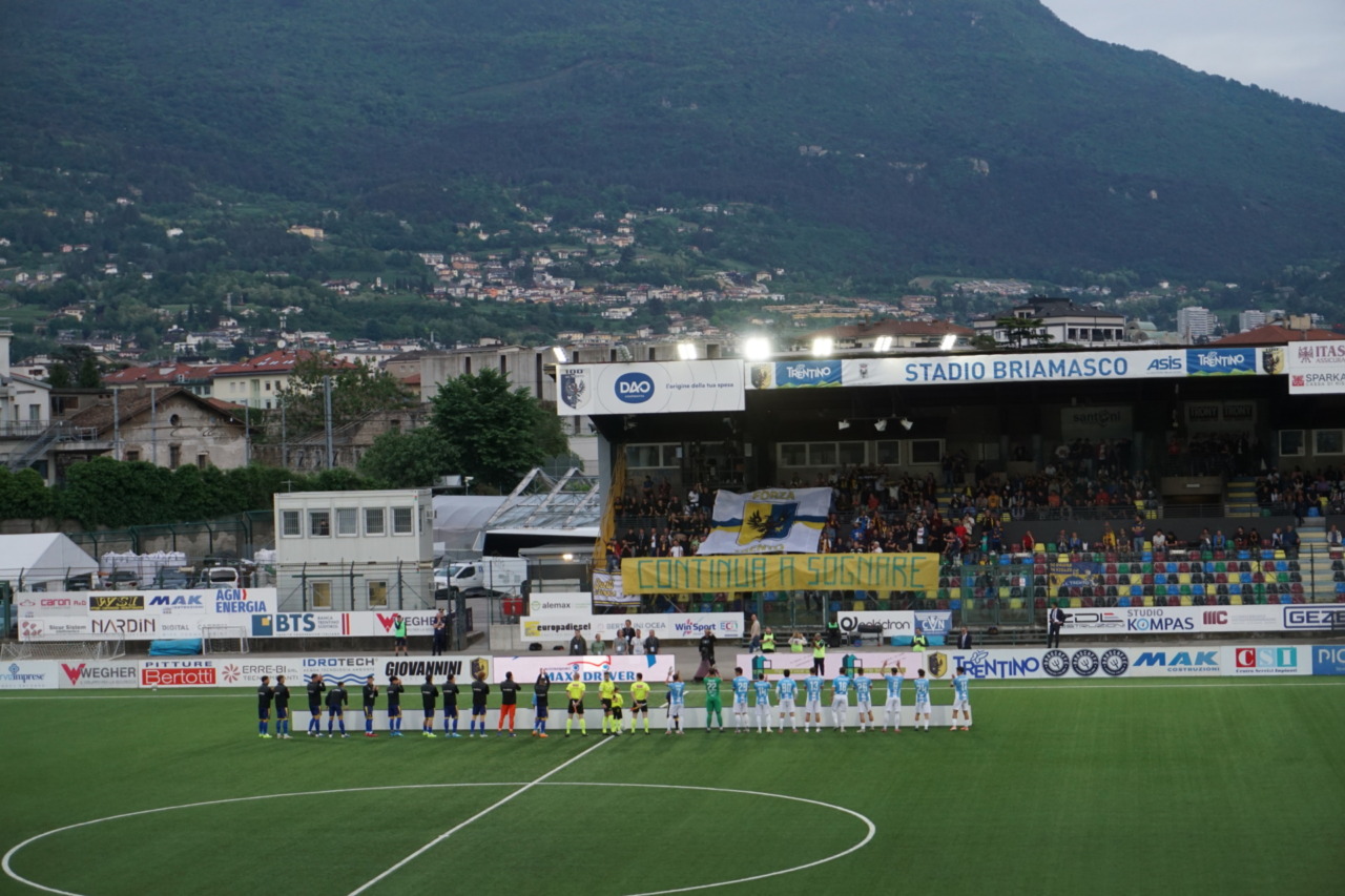 Giana conquista una storica vittoria: Trento battuto 2-1 al Briamasco