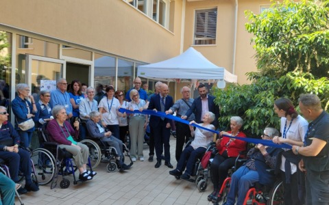 Inaugurato il Giardino segreto: un luogo di benessere e inclusione presso la Rsa