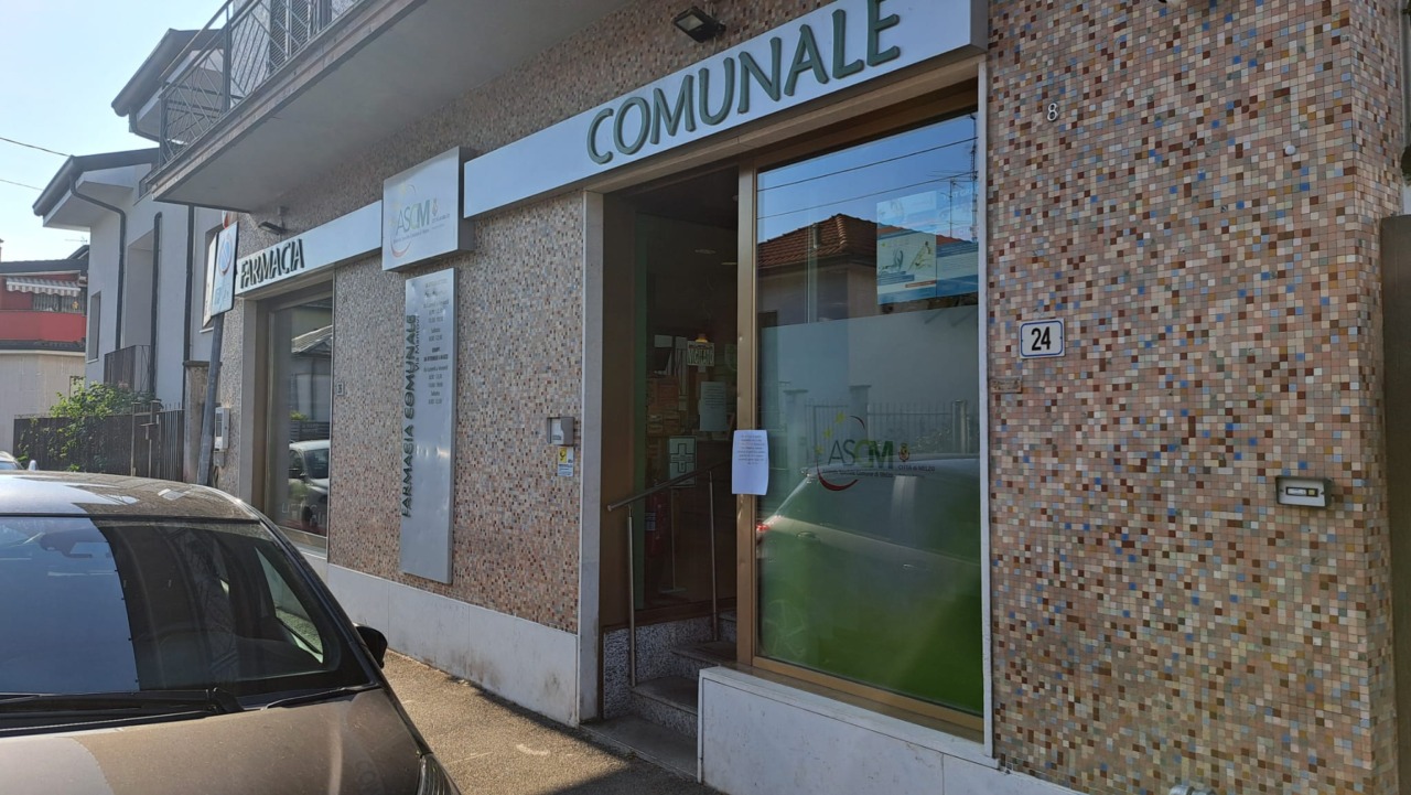 Tentato furto alla farmacia comunale di Melzo