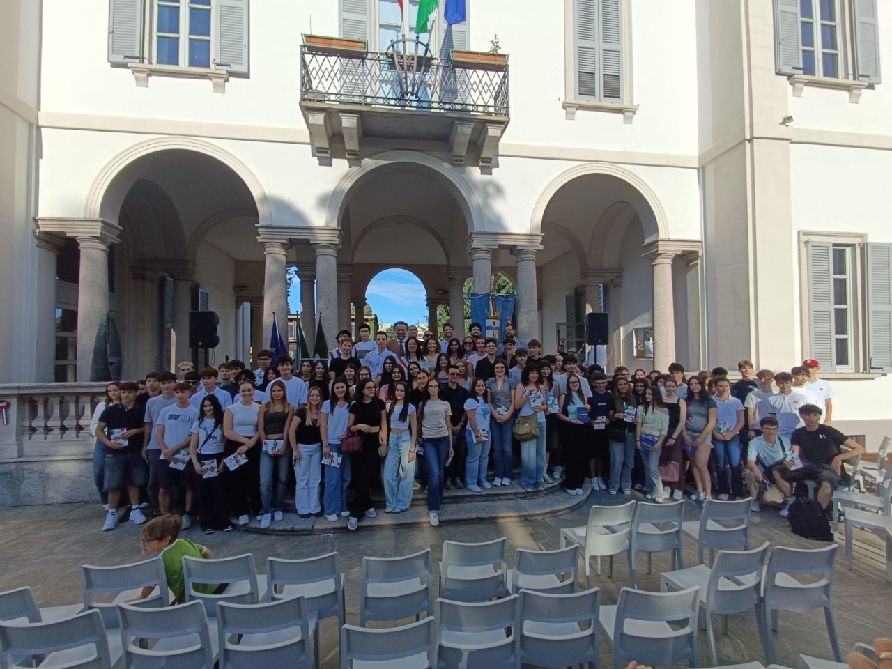 Cerimonia di consegna della Costituzione ai nuovi maggiorenni di Cernusco sul Naviglio