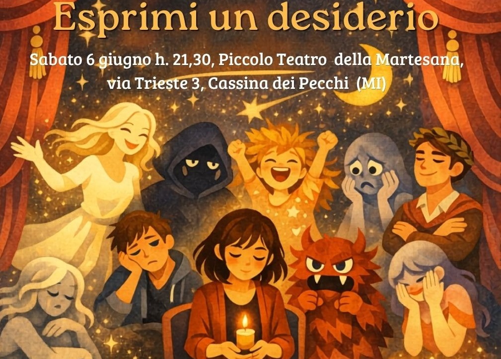 Debutto di ‘Esprimi un desiderio’ al Piccolo Teatro Martesana