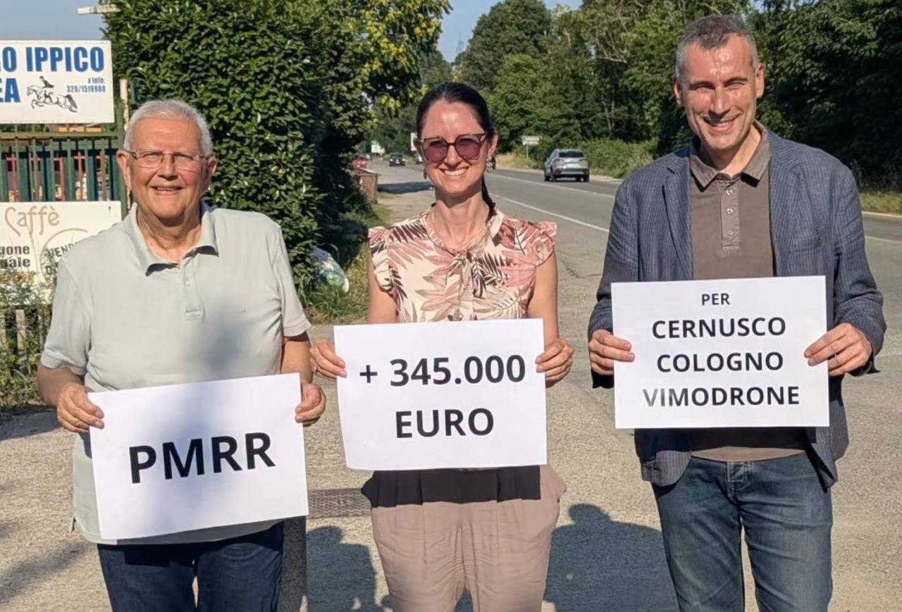 Fondi Pmrr per una pista ciclabile intercomunale tra Cologno, Cernusco e Vimodrone