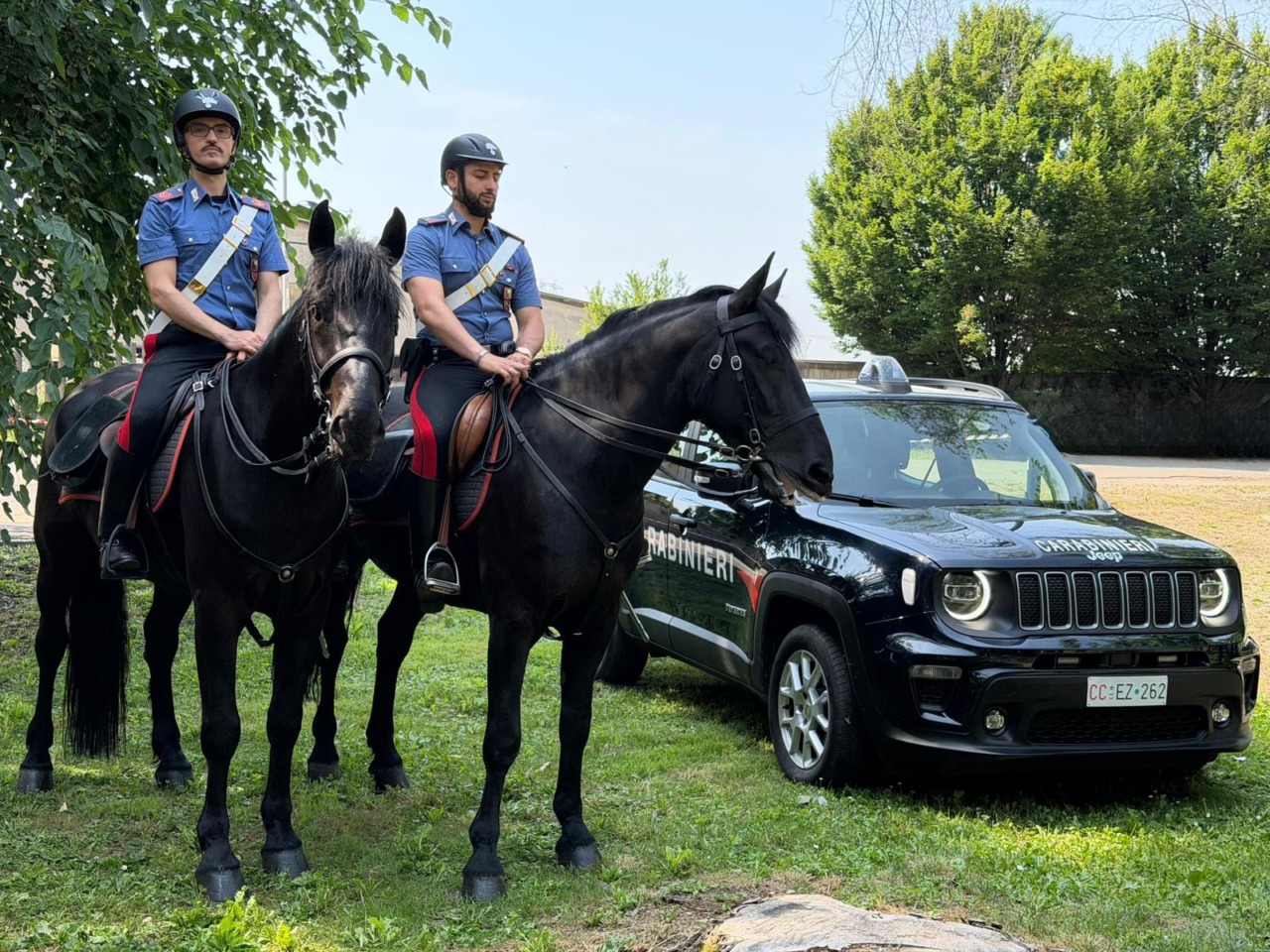 I Carabinieri a cavallo protagonisti al Dù Dì Country