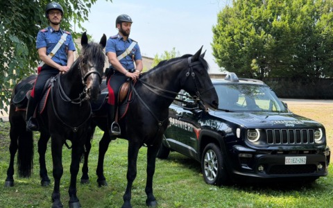 I Carabinieri a cavallo protagonisti al Dù Dì Country