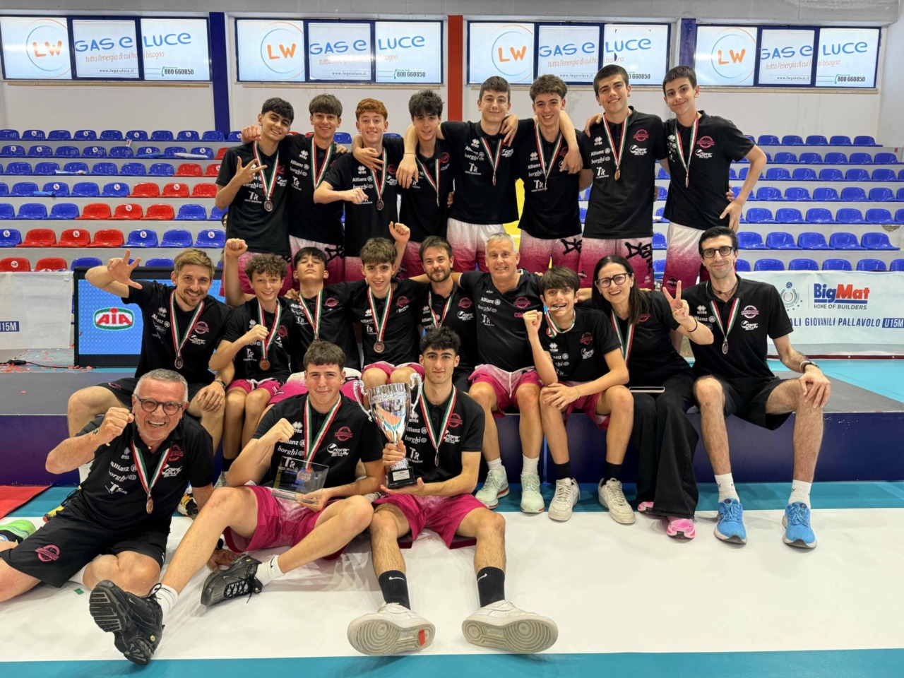 I Diavoli Rosa conquistano il bronzo nazionale Under 15