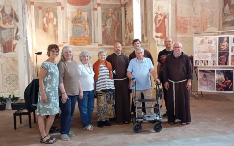 I frati di Oreno visitano Melzo per scoprire le sue bellezze