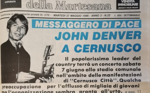 Il concerto storico di John Denver a Cernusco sul Naviglio