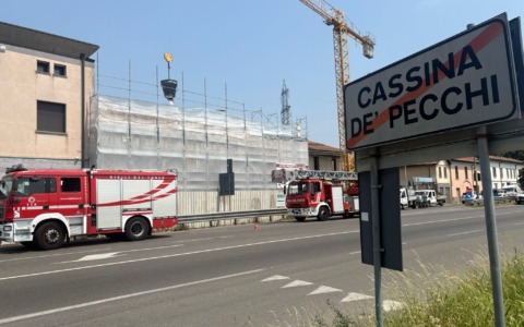 Infortunio serio in un cantiere a Cassina de’ Pecchi