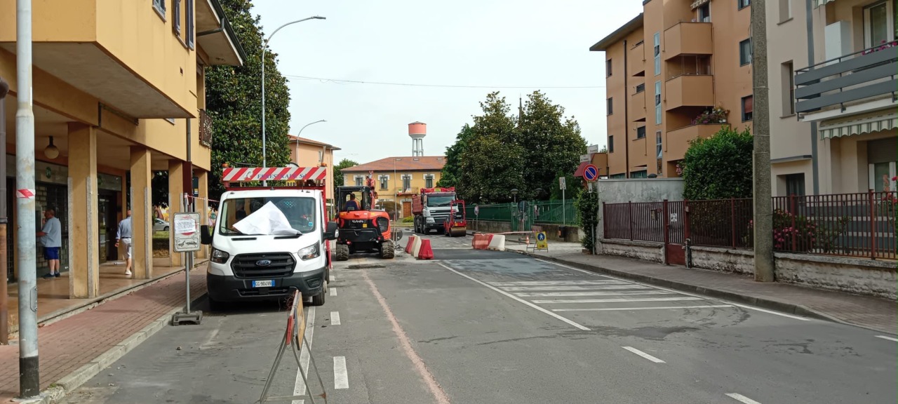Liscate avvia la riqualificazione di Largo Europa: la nuova piazza del paese prende forma