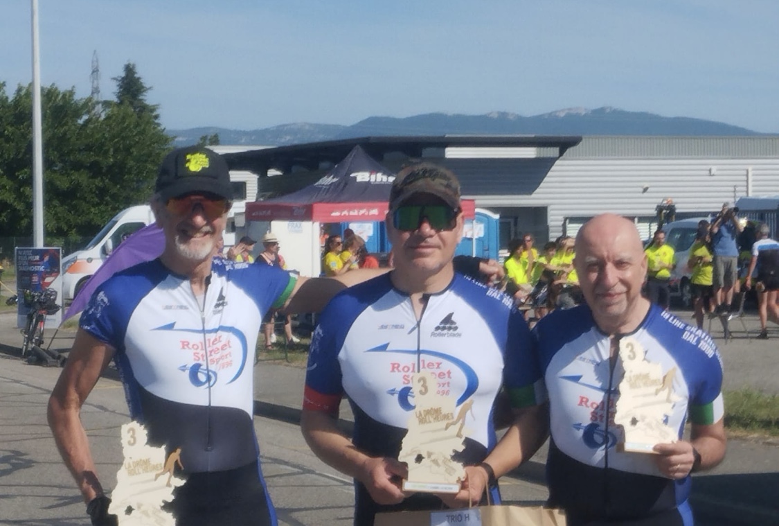 Medaglia di bronzo per i pattinatori della Roller Street Sport in Francia