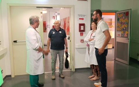 Nove bambini bielorussi in visita all’ospedale di Vimercate