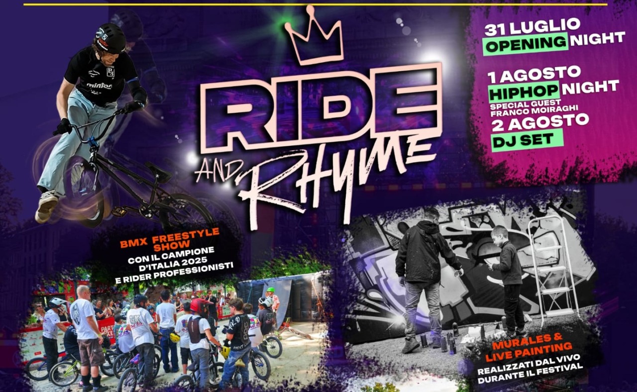 Al via il festival “Ride and Rhyme” a Brugherio