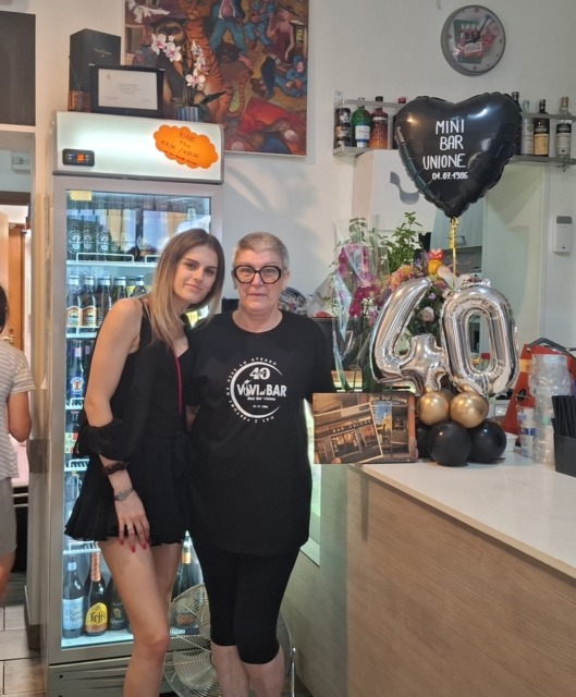 Il Bar Unione festeggia 40 anni di storia