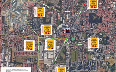 Inizio lavori di riqualificazione in viale Lombardia a Brugherio