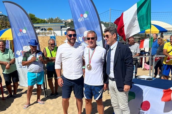 Pietro Temporali ai Campionati italiani di beach bocce
