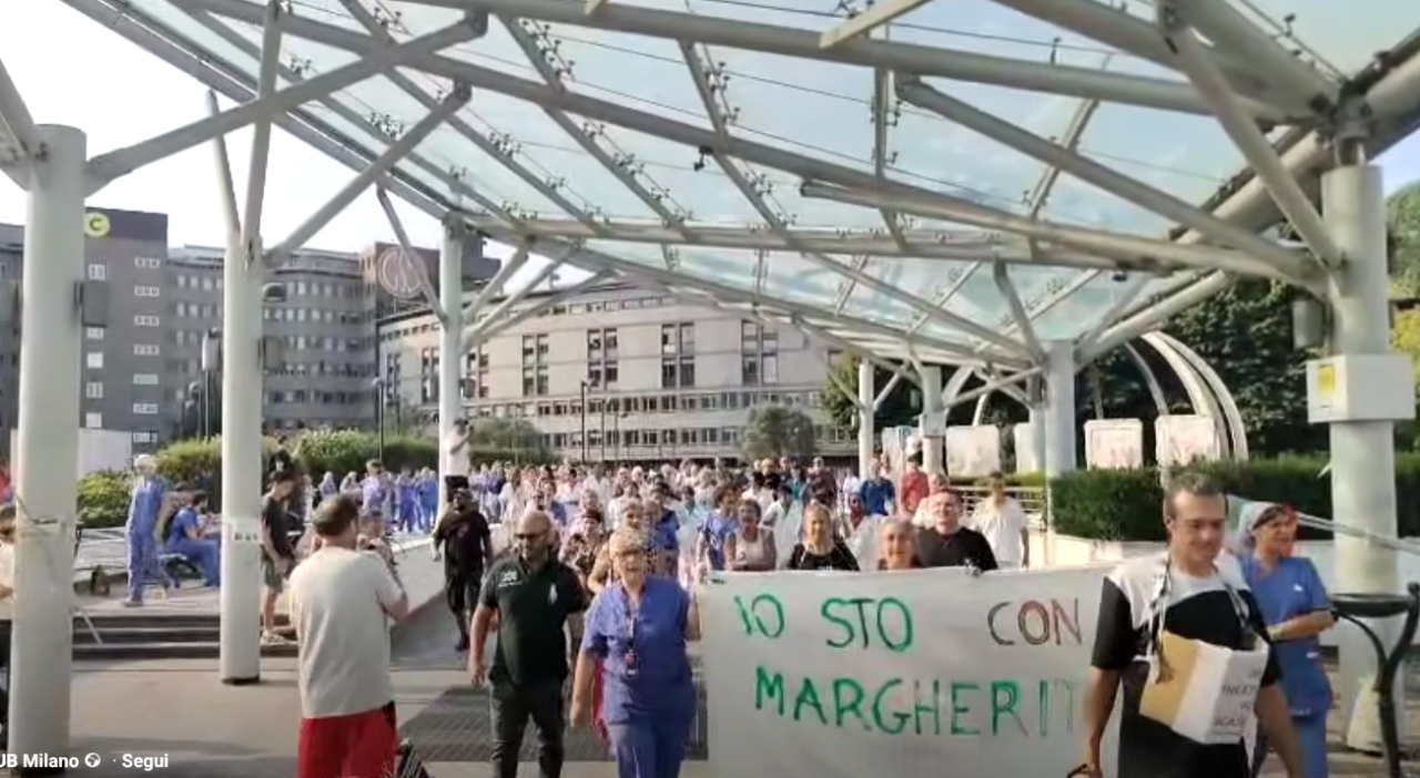 Prosegue la protesta al San Raffaele: il quarto giorno dello sciopero di Margherita