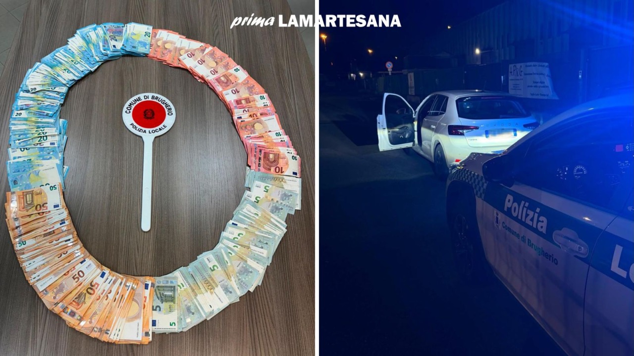 Scoperto senza patente, trovato con 11.400 euro in contante
