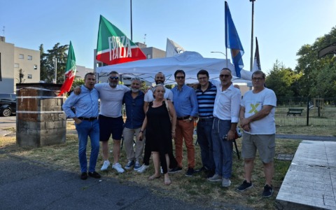 Un aperitivo per ribadire l’unità del centrodestra a Pioltello